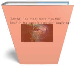 [Solved] How many more men than women